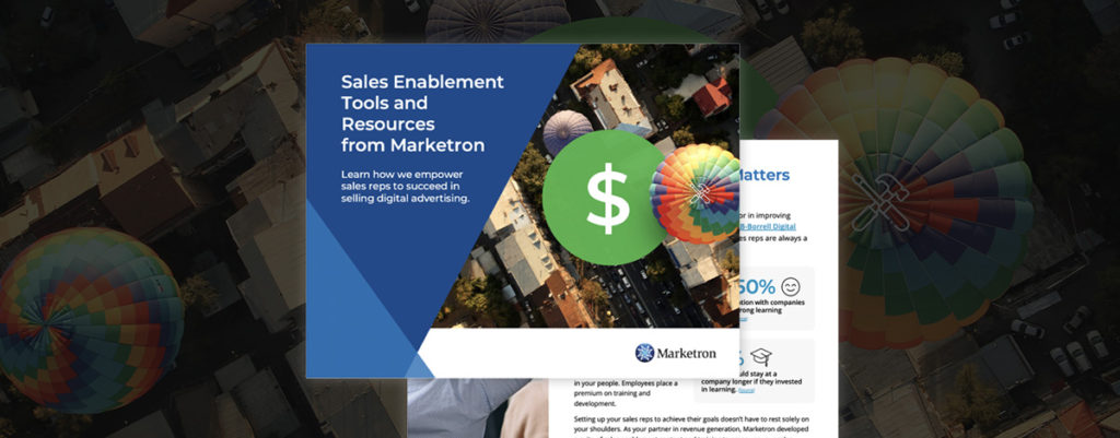 Sales Enablement Tools and Resources from Marketron