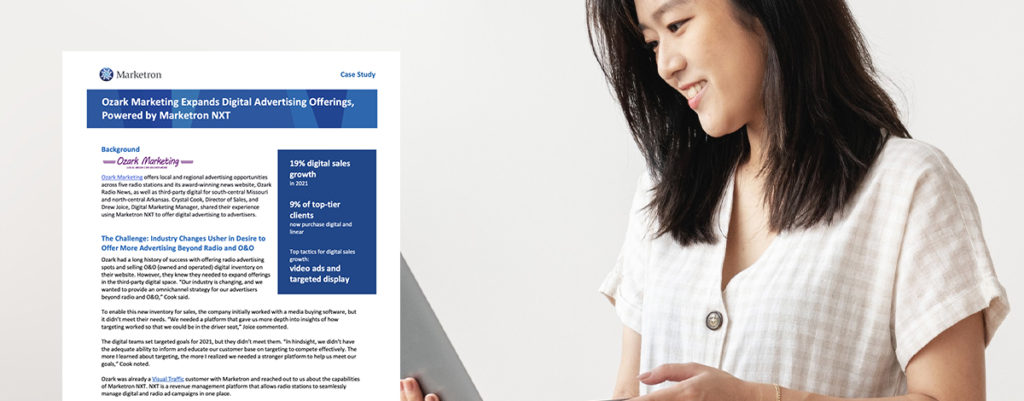 Case Study: Ozark Marketing Expands Digital Advertising Offerings, Powered by Marketron NXT