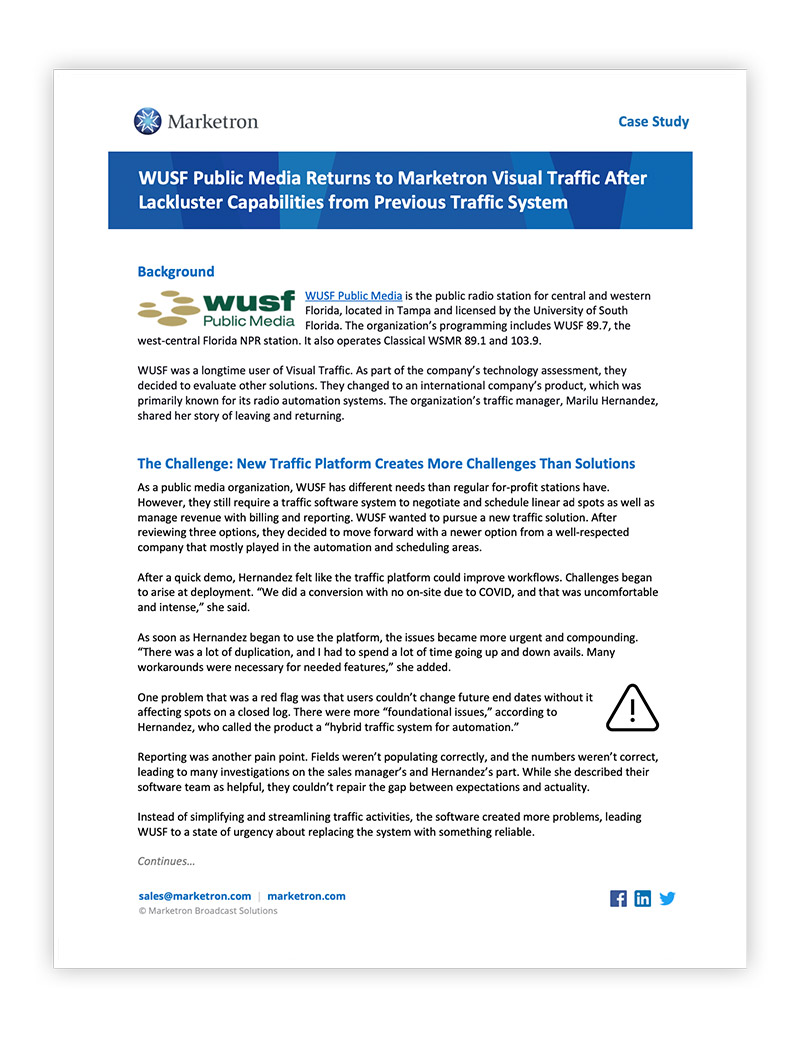 WUSF case study