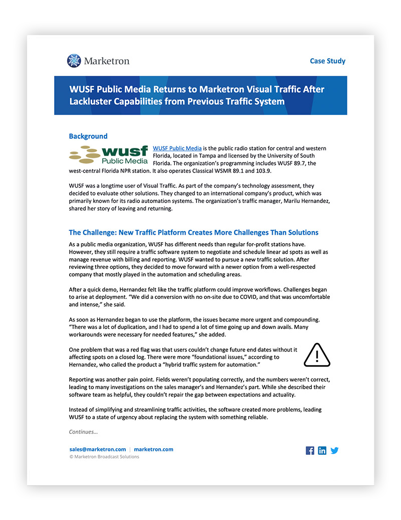 WUSF Case Study