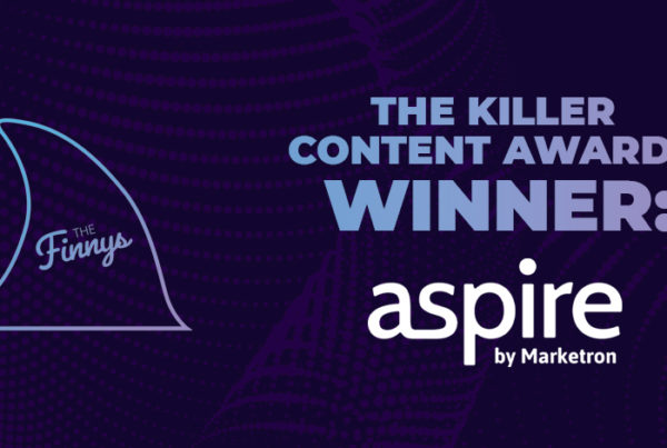 Marketron’s Aspire Blog Wins Killer Content Awards’ Sales Enablement Content of the Year