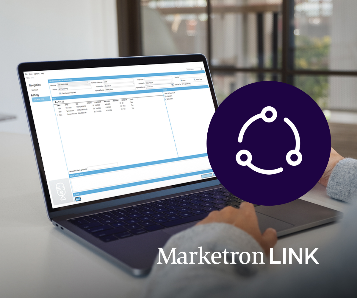 New Marketron LINK Provides Simple Solution to Production Workflow for Broadcasters