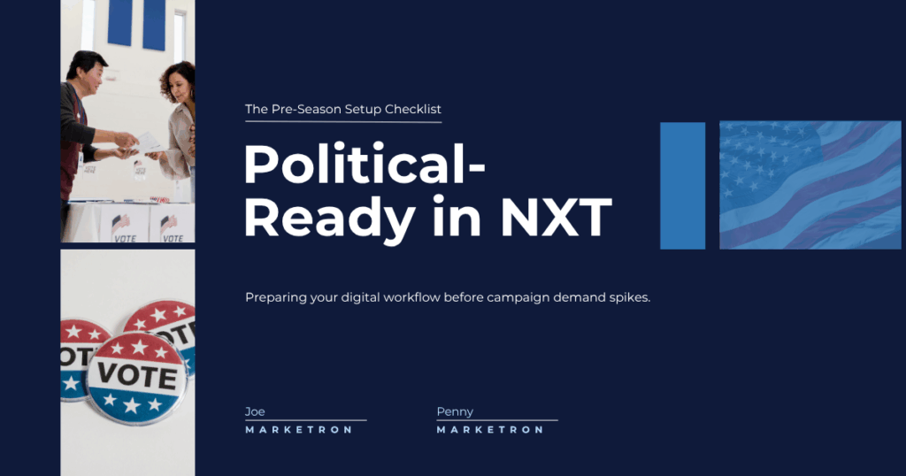 Webinar: The Pre-Season Political Setup Checklist