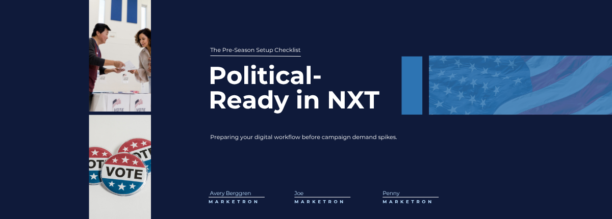 Webinar: The Pre-Season Political Setup Checklist