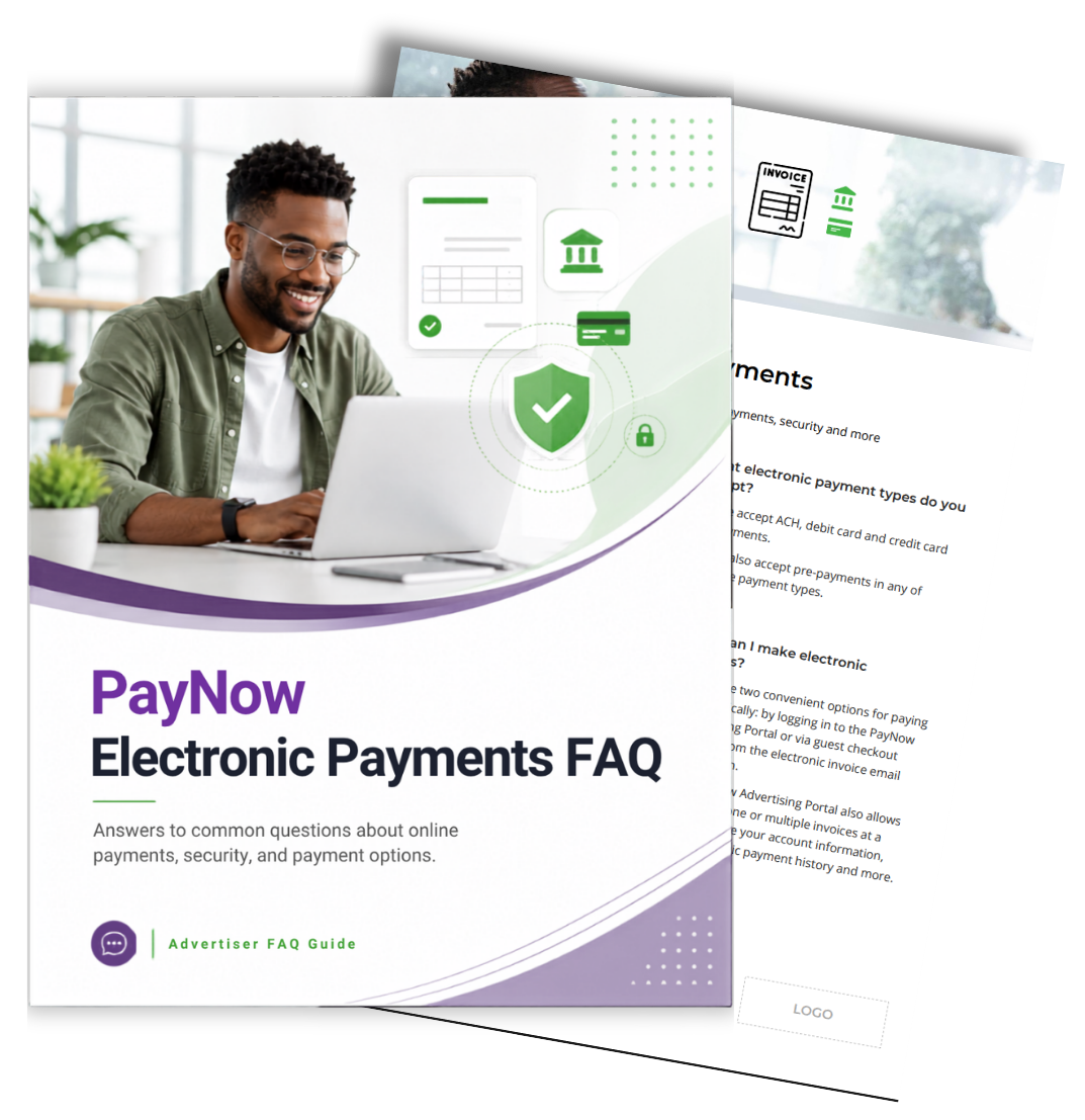 Cover of FAQ: PayNow electronic payments